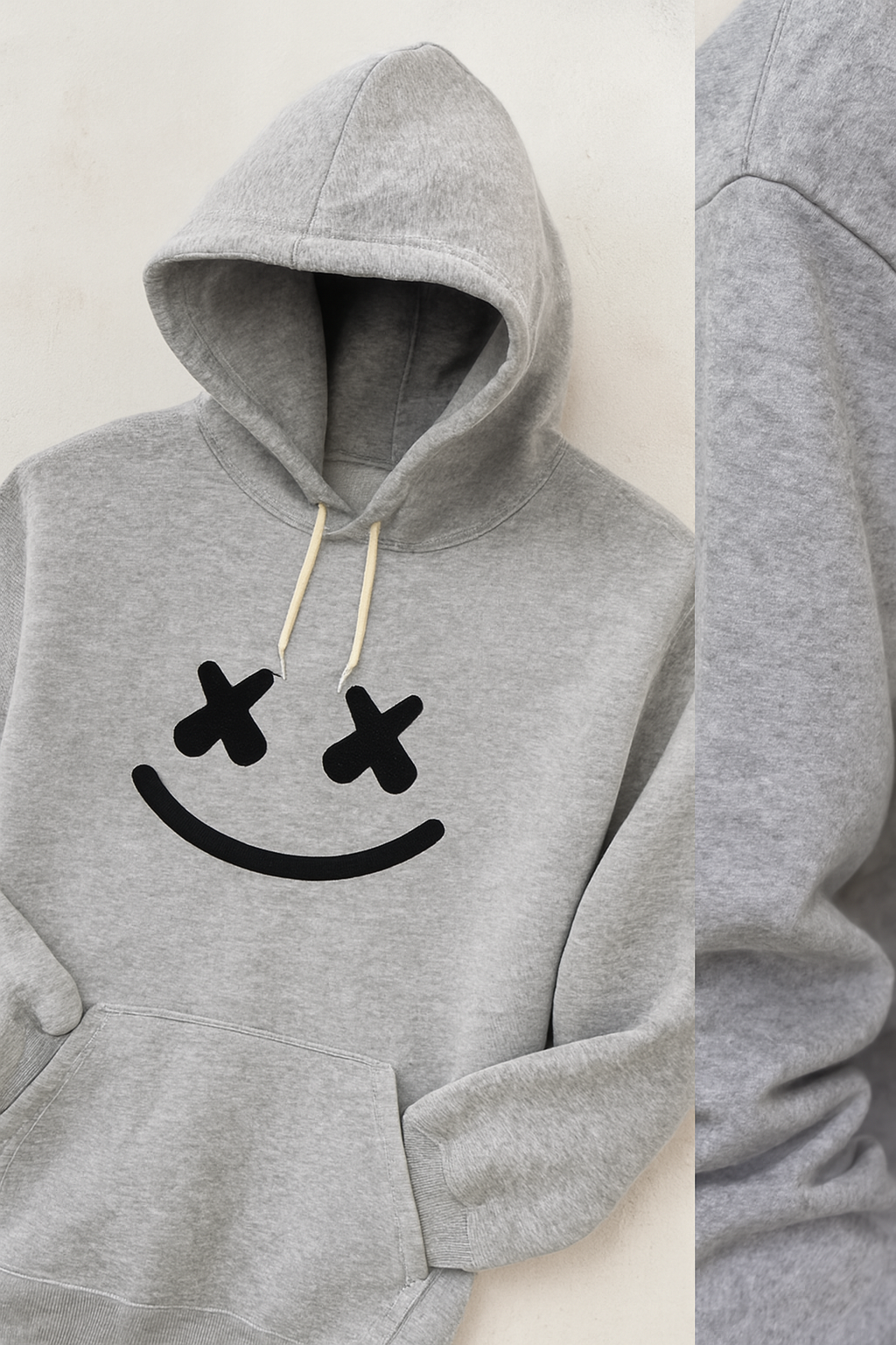 New Summer Collection Full Grey Hoodie (Large)